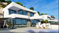 Calpe's Panoramic Marvel: A Modern Villa with Breathtaking Sea a, Calpe 03710