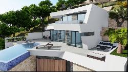 Calpe's Panoramic Marvel: A Modern Villa with Breathtaking Sea a, Calpe 03710