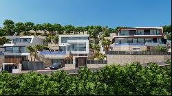 Calpe's Panoramic Marvel: A Modern Villa with Breathtaking Sea a, Calpe 03710