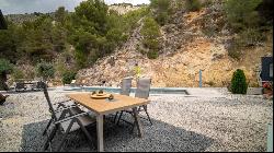 Unique Villa for Sale in Guadalest with Panoramic Mountain Views, Altea 03590