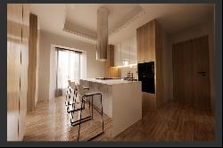 Flat in Justicia with 5 balconies overlooking the street, Madrid 28002