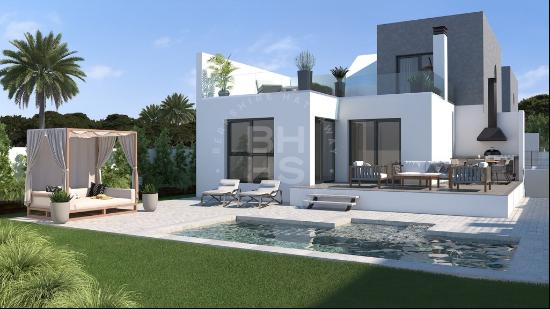 Luxurious Three-Storey Houses with Terraces, Walk-Out Basement, , Alicante 03