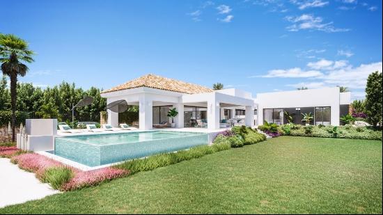 Plot with project to build a luxury villa in Belair, on the New , Estepona 29680