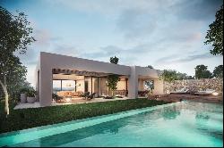 New modern house with sea and village view in the center of Begur