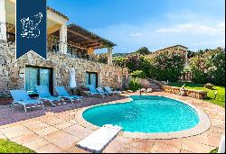 Luxury villa with a panoramic pool for sale in Costa Smeralda