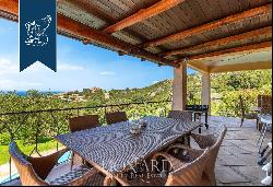 Luxury villa with a panoramic pool for sale in Costa Smeralda