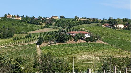 Wine estate immersed amongst the hills of Alto Monferrato, a UNESCO World Heritage Site