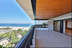 Sophisticated penthouse with ocean and Christ the Redeemer views in a new buildi