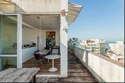 Penthouse with stunning views of the seas of Ipanema, Copacabana, and Arpoador