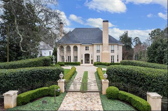 Stunning Gated European Style Home with Gorgeous Pool in Buckhead