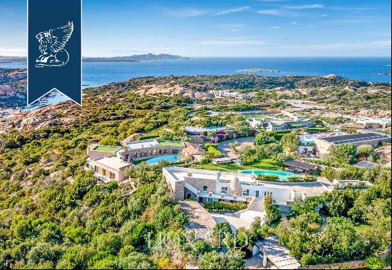 Stunning modern villa in a panoramic position two steps away from the sea of Porto Cervo