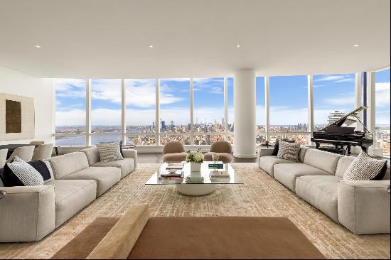 Perched atop Tribeca's coveted 111 Murray Street, Penthouse Two defines the pinnacle of