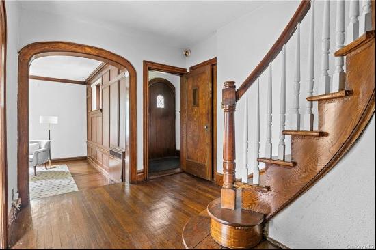 Large Tudor home in North Riverdale located on a quiet leafy green street  is ready for yo