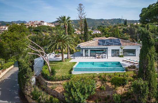 A superb villa with brilliant views.