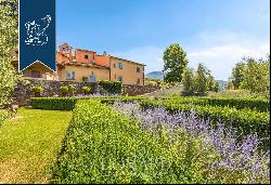 16th-century villa with an Italian-style garden for sale in the province of Florence