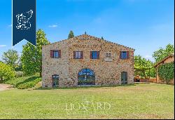 Charming farmhouse with a view over the surrounding vineyards for sale a few kilometres fr