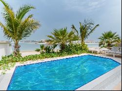 Exclusively Listed Beachfront Villa on the Palm Jumeirah