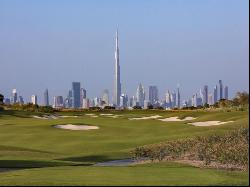 Rare Dubai Hills Plot with Golf and City Views