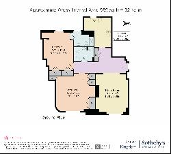 Modern lateral living in Portland Place