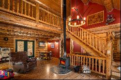 Gorgeous log home on 17 acres