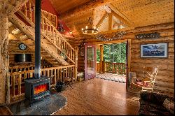 Gorgeous log home on 17 acres