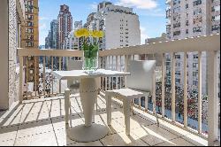 Lenox Hill Lux Furnished 1Bed/1.5 Bath Condo w/ Terrace