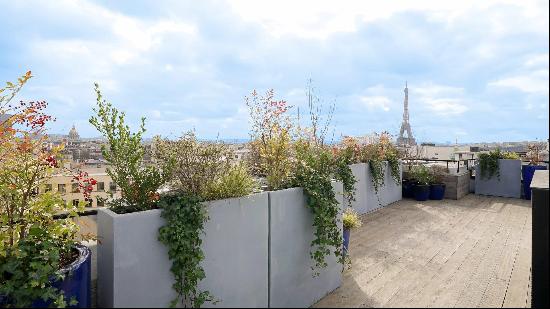 Magnificent apartment overlooking the Eiffel Tower.