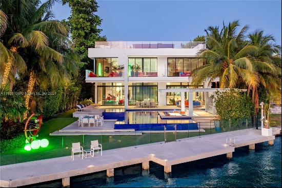 Discover the opportunity to reside on North Bay Road, one of Miami's most exclusive commun