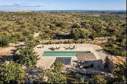 Ancient 1800s farmhouses nestled in Noto's countryside