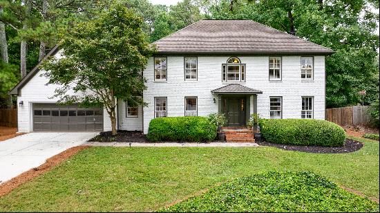 Traditional Brick Home Nestled In A Quiet Cul-De-Sac