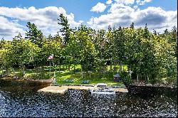 Spectacular Mansion on Big Moose Lake in the Central Adirondack Mountains