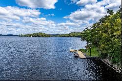 Spectacular Mansion on Big Moose Lake in the Central Adirondack Mountains