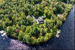 Spectacular Mansion on Big Moose Lake in the Central Adirondack Mountains