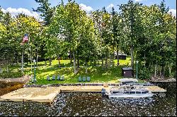 Spectacular Mansion on Big Moose Lake in the Central Adirondack Mountains