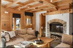 Magnificent SKI IN SKI OUT chalet, 4 bedrooms, double garage, garden