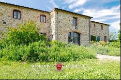 ORGANIC ESTATE WITH POOL AND VINEYARDS FOR SALE IN VAL DI CECINA, TUSCANY