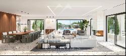 Rare - Cannes Californie - Construction project for a villa with swimming pool.