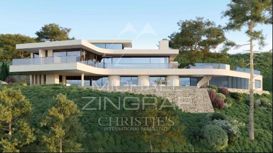 Rare - Cannes Californie - Villa construction project with swimming pool.