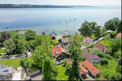 Jewel on Lake Ammersee: Historic country villa with lake view and further building rights