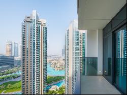 Rare Downtown Apartment with Burj Khalifa Views