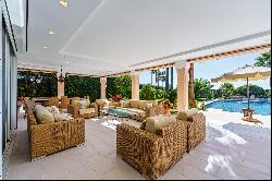 Exclusive opportunity for a large beachfront villa in Estepona, with direct access to the