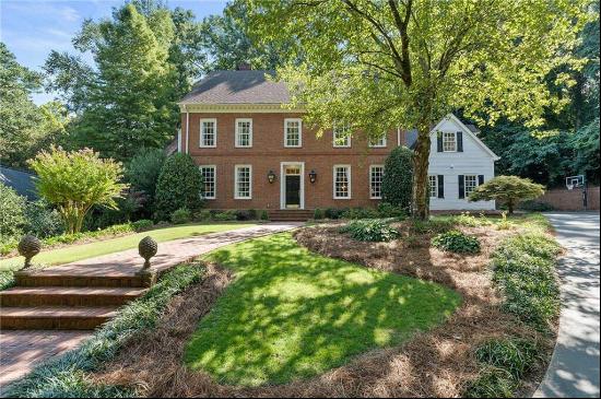 wonderfully renovated brick home in coveted sandy springs