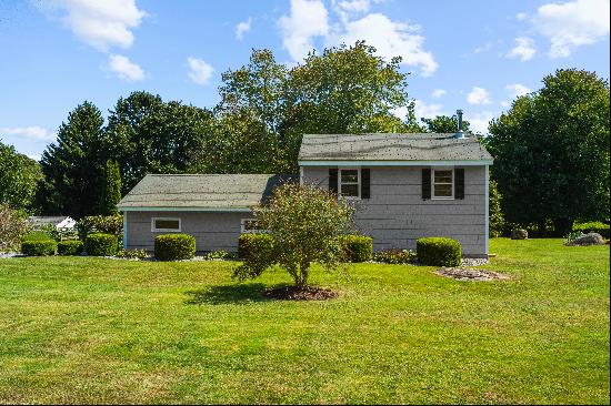 Stately Garage-Barn nestled on .53 Acres on private road just a few miles to His