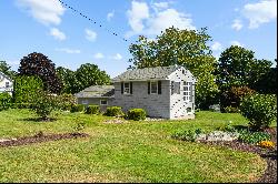 Stately Garage-Barn nestled on .53 Acres on private road just a few miles to His