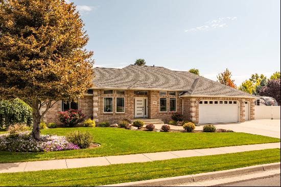 Meticulously Updated West Facing Full Brick Rambler With a Park Like Yard