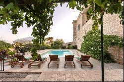 Historic patrician villa with pool and panoramic view