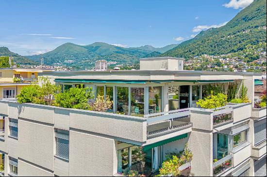 enchanting location near the center of Lugano