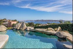 Elegant sea view villa in the heart of Porto Rafael, designed by G. Bethoux