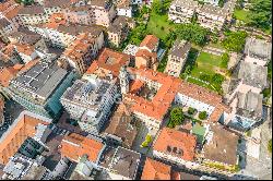 Elegant duplex penthouse apartment for sale in the historic center of Lugano