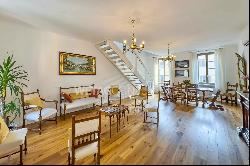 Elegant duplex penthouse apartment for sale in the historic center of Lugano